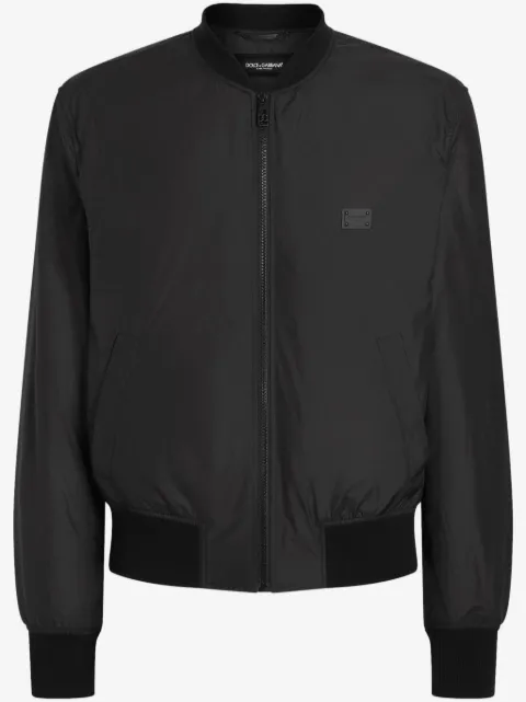 Dolce & Gabbana veste bomber à plaque logo