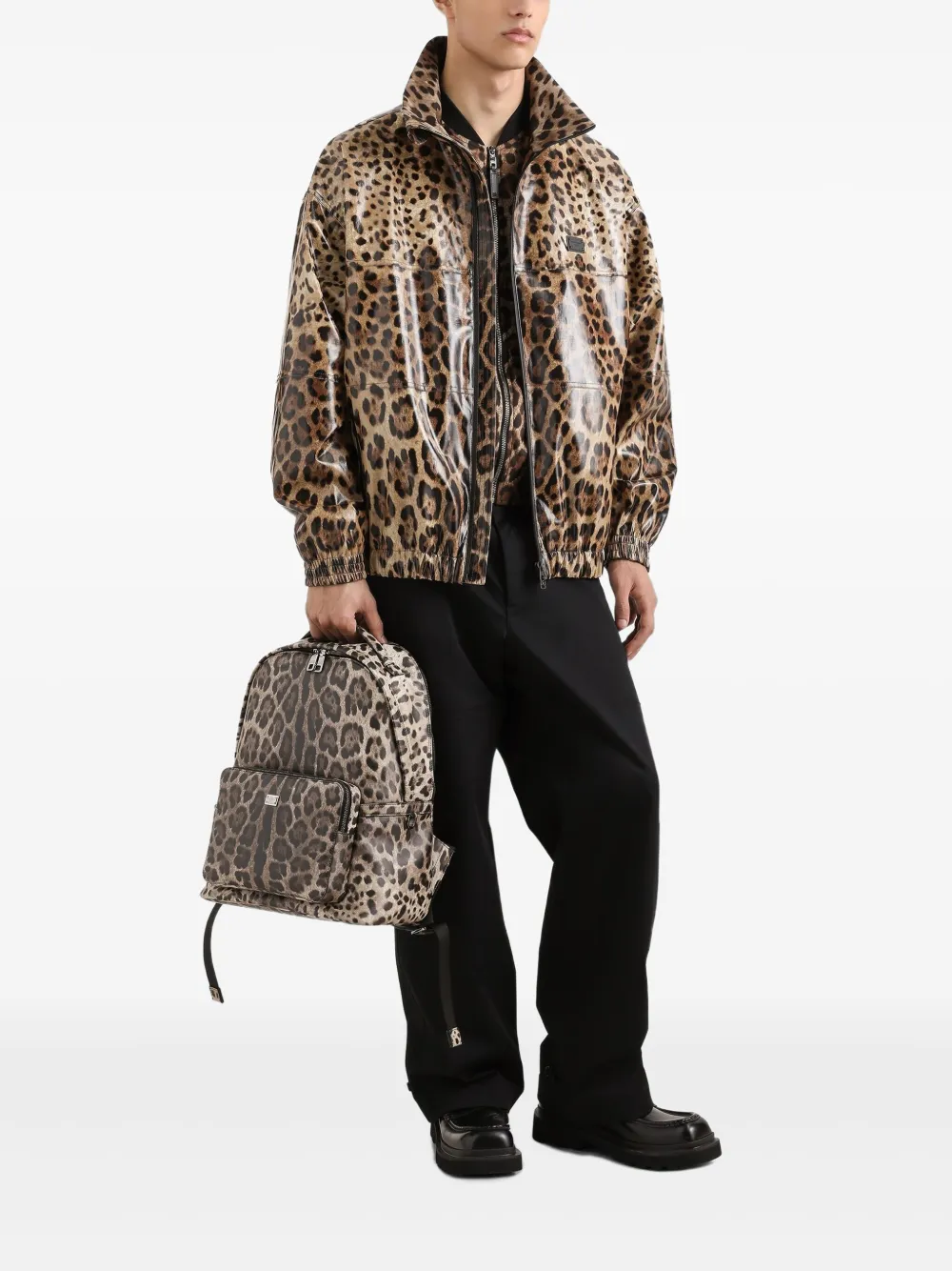 Dolce & Gabbana leopard-print bomber jacket | Bomber Jackets | Image 2