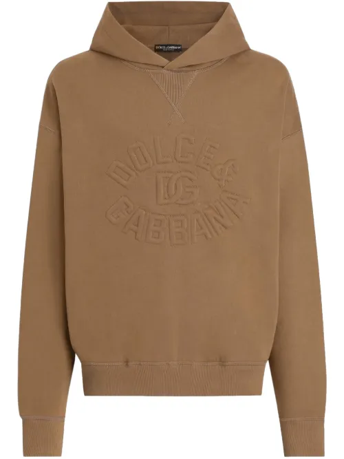 Hoodie à logo embossé - Dolce & Gabbana - Modalova