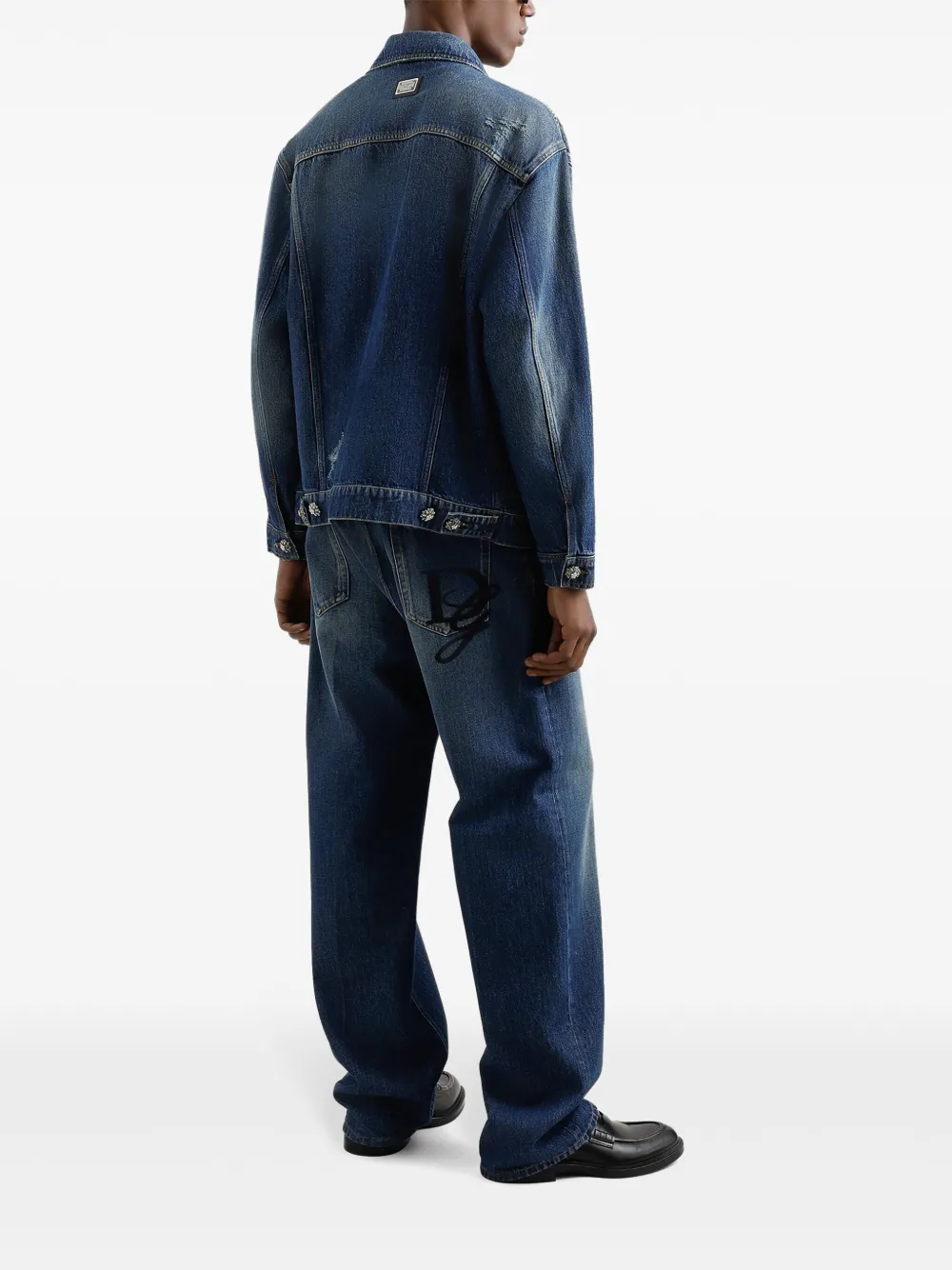 Dolce & Gabbana Denim jack Blauw