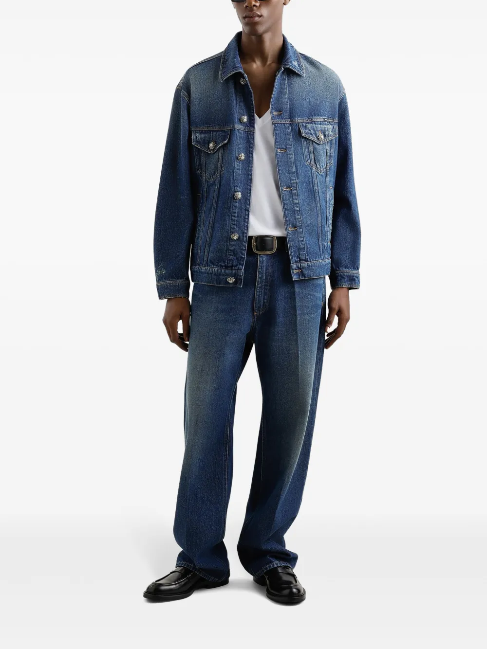 Dolce & Gabbana Denim jack Blauw