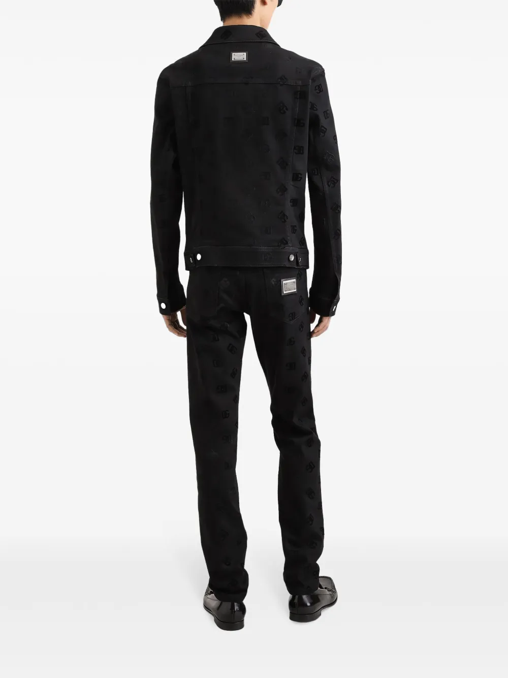 Dolce & Gabbana Denim jack Zwart