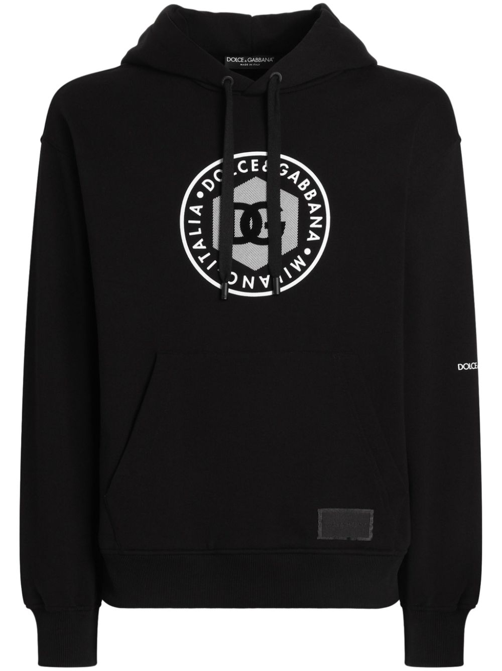 Dolce & Gabbana Hoodie met logoprint Zwart