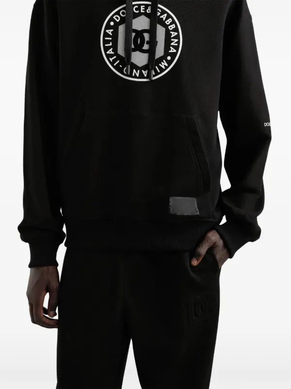【送料&関税込】Dolce & Gabbana Logo Print Hoodie Dolce & Gabbana logo-print Hoodie | Black | FARFETCH