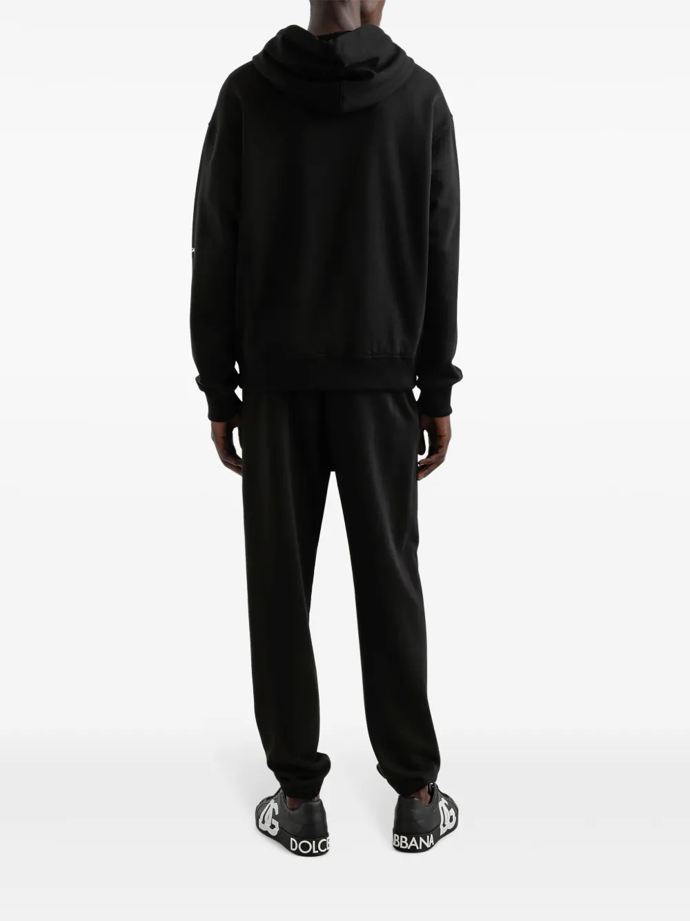 Dolce & Gabbana Hoodie met logoprint Zwart