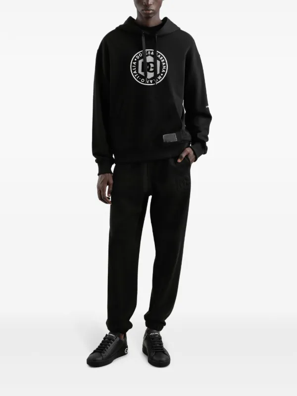Dolce & Gabbana logo-print Hoodie | Black | FARFETCH