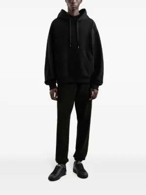 パーカー・フーディ Dolce & Gabbana Embossed Logo Print Cotton Sweatshirt DOLCE & GABBANA Sweatshirt Sweater White Logo Embossed