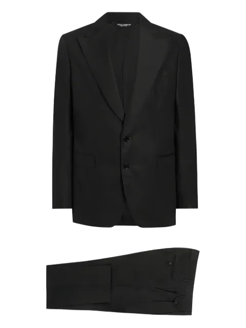 Dolce & Gabbana Deconstructed satin-lapel suit