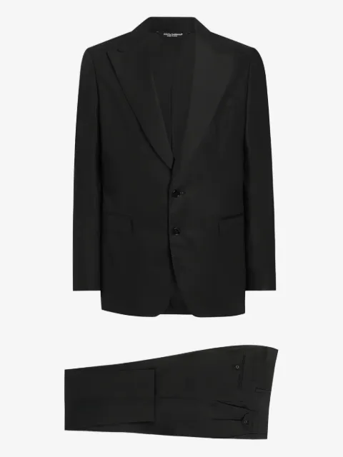Dolce & Gabbana Deconstructed satin-lapel suit