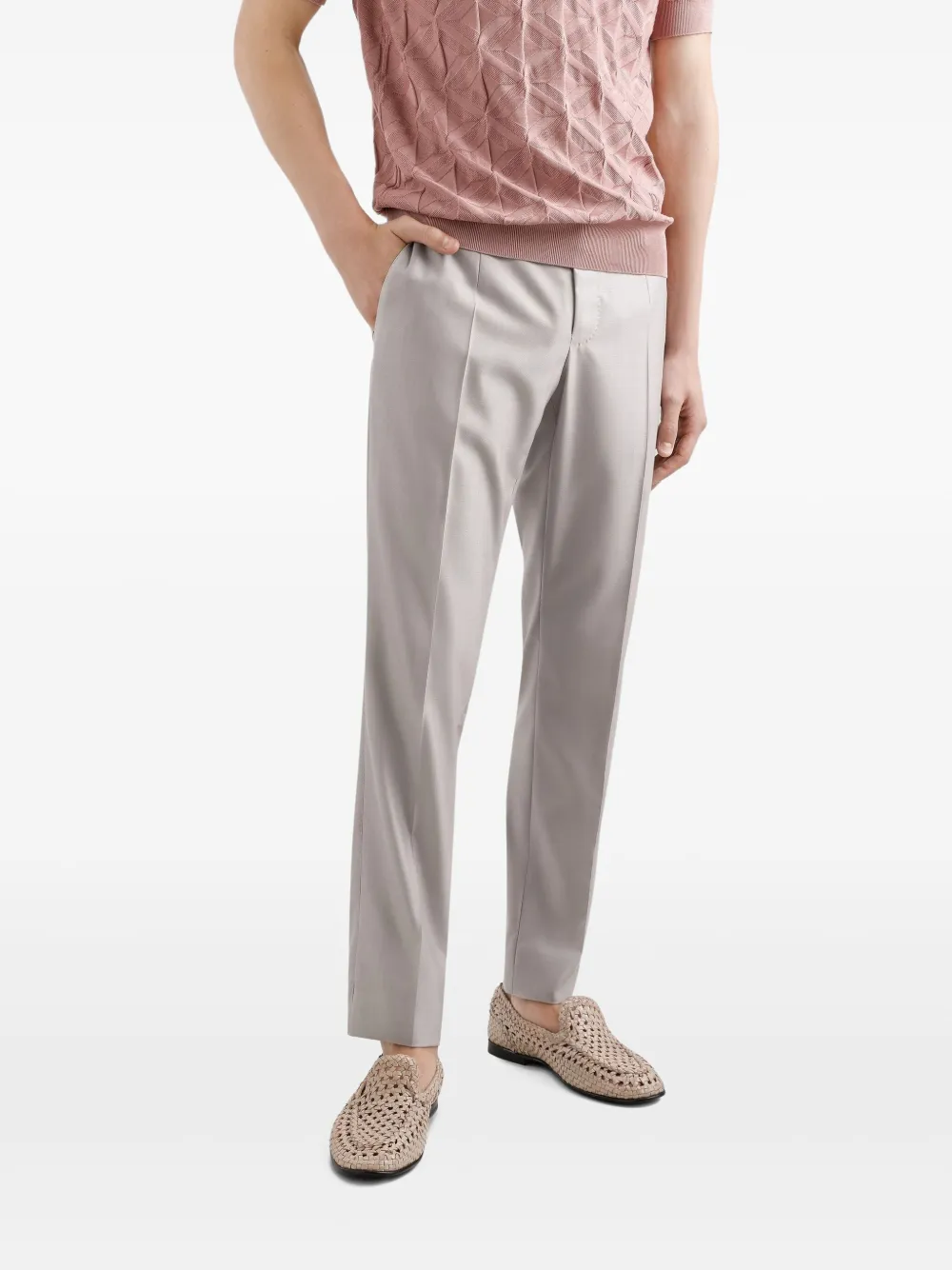 Dolce & Gabbana Deconstructed Twopiece Suit In Gray