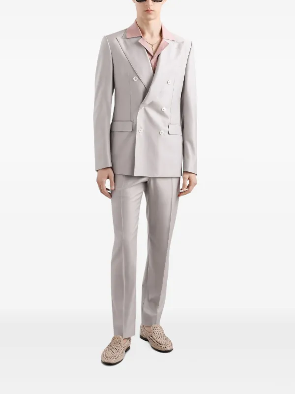 Dolce & Gabbana double-breasted Suit | Pink | FARFETCH