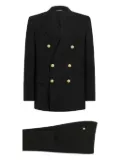 Dolce & Gabbana Martini-fit gold-button double-breasted suit - Black