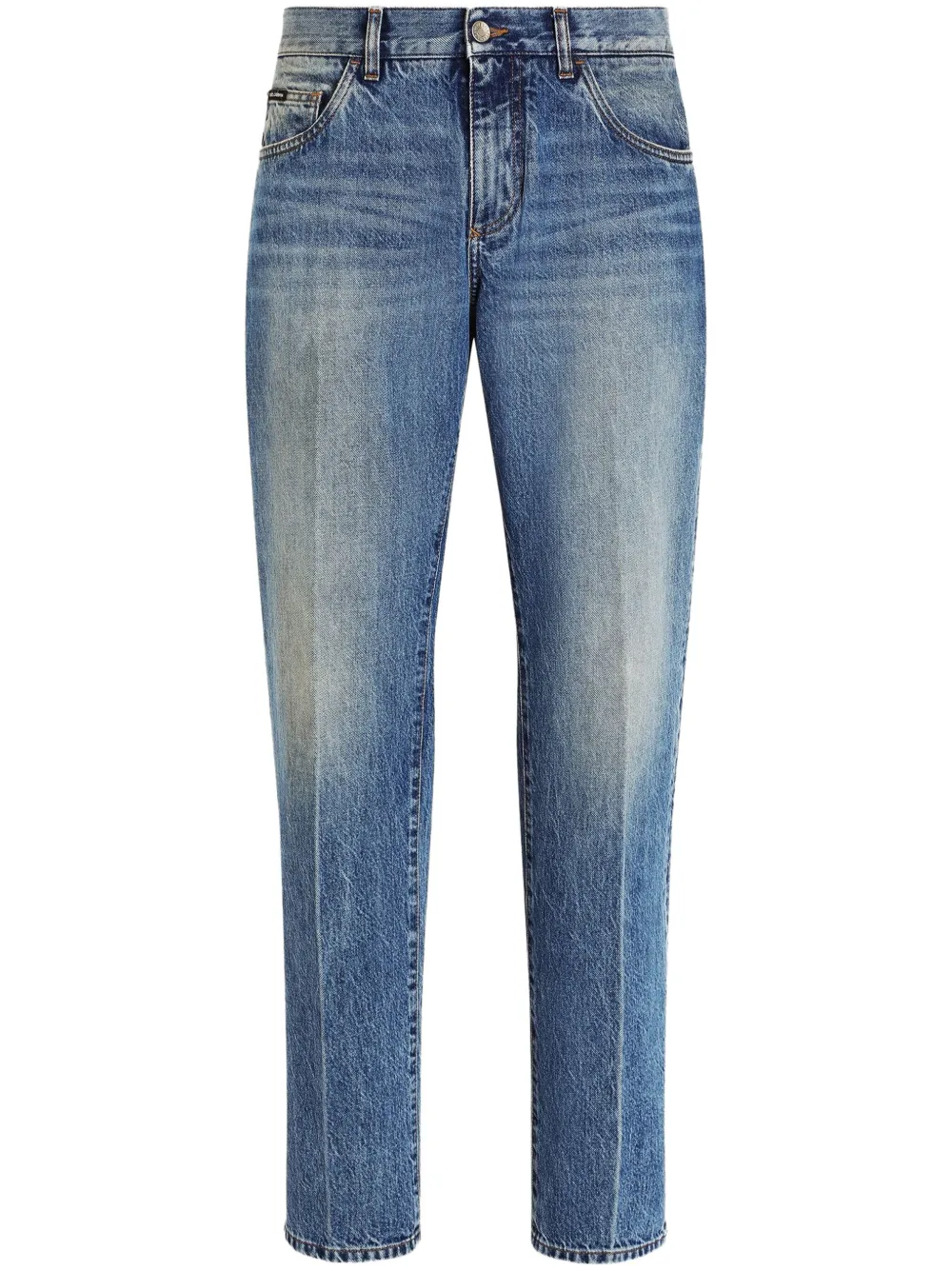 straight-leg jeans