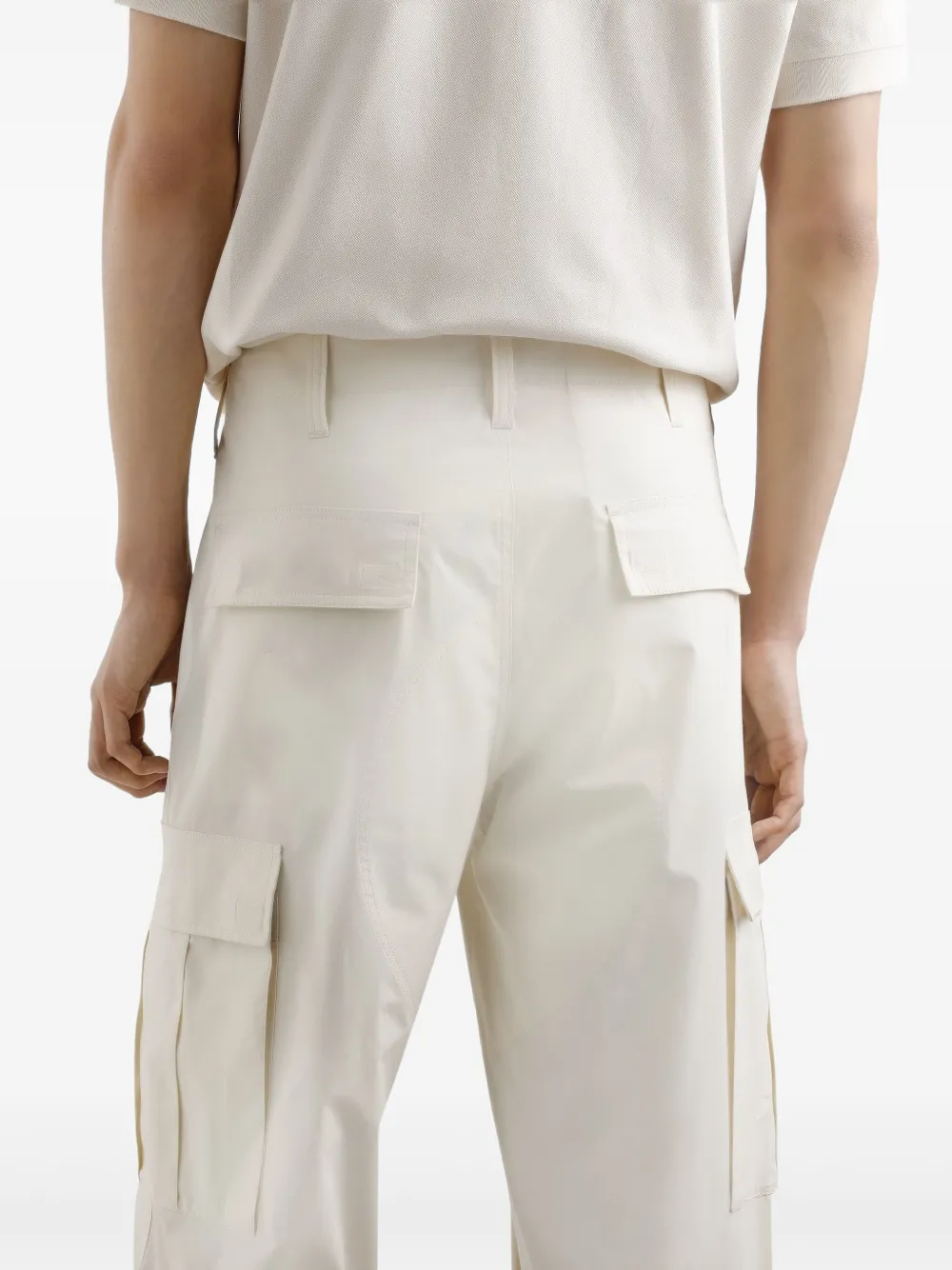 Dolce & Gabbana Cargo broek van stretch-katoen Beige