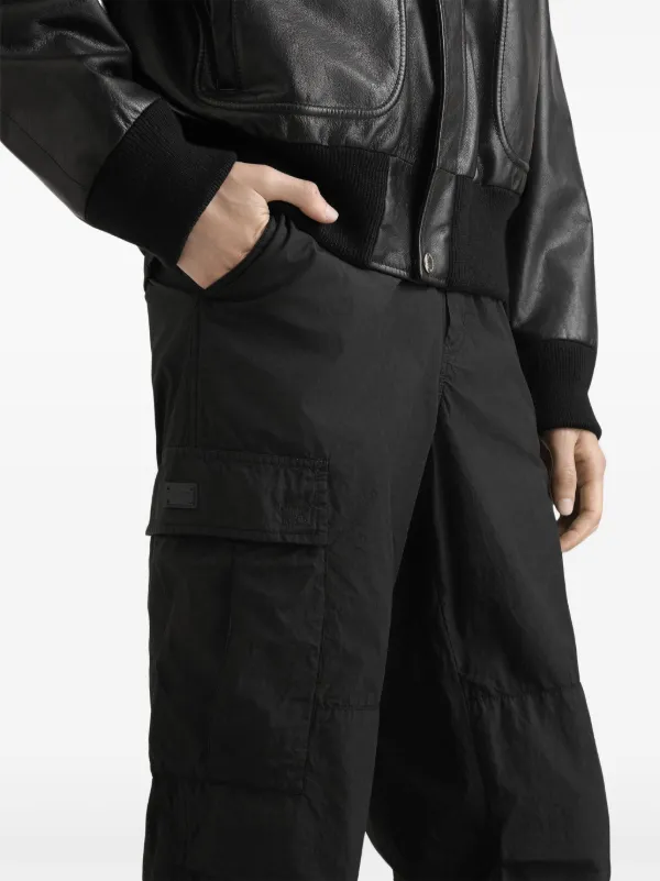 Dolce & Gabbana high-waisted Cargo Trousers | Black | FARFETCH IN