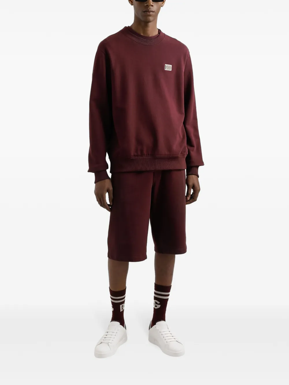 Dolce & Gabbana logo-plaque shorts | Track & Running Shorts | Image 2