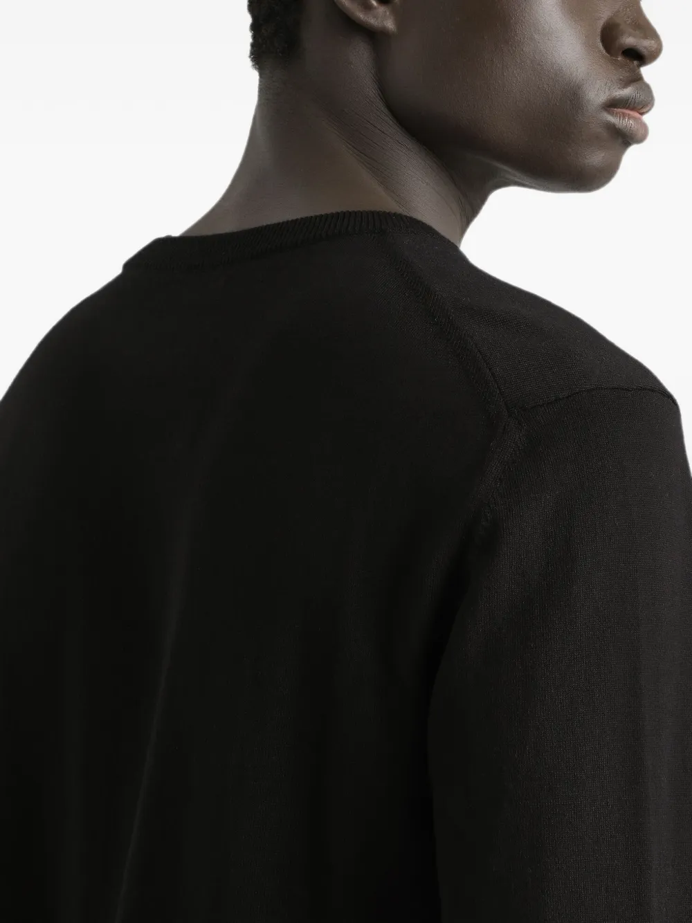 Dolce & Gabbana Sweater met logoplakkaat Zwart