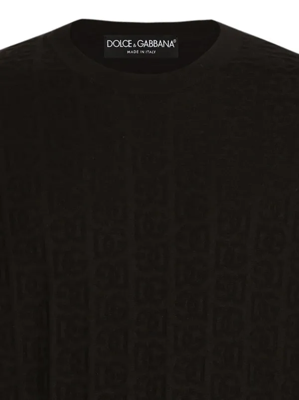 Dolce & Gabbana ジャカードロゴ セーター | ブラック | FARFETCH JP