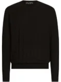 Dolce & Gabbana logo-jacquard sweater - Black