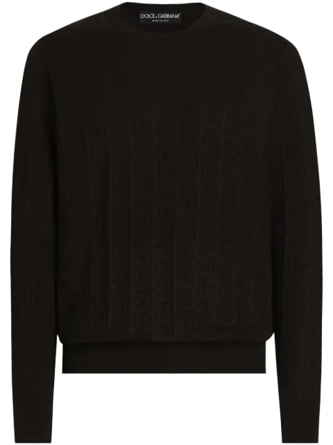 Dolce & Gabbana logo-jacquard sweater