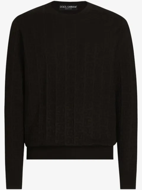 Dolce & Gabbana logo-jacquard sweater
