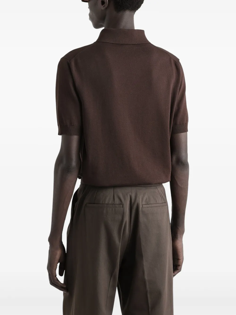 Dolce & Gabbana Poloshirt met korte mouwen Bruin