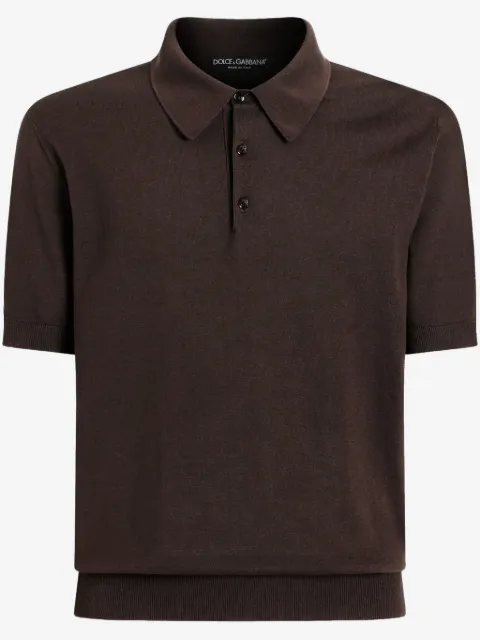 Dolce & Gabbana short-sleeved polo shirt
