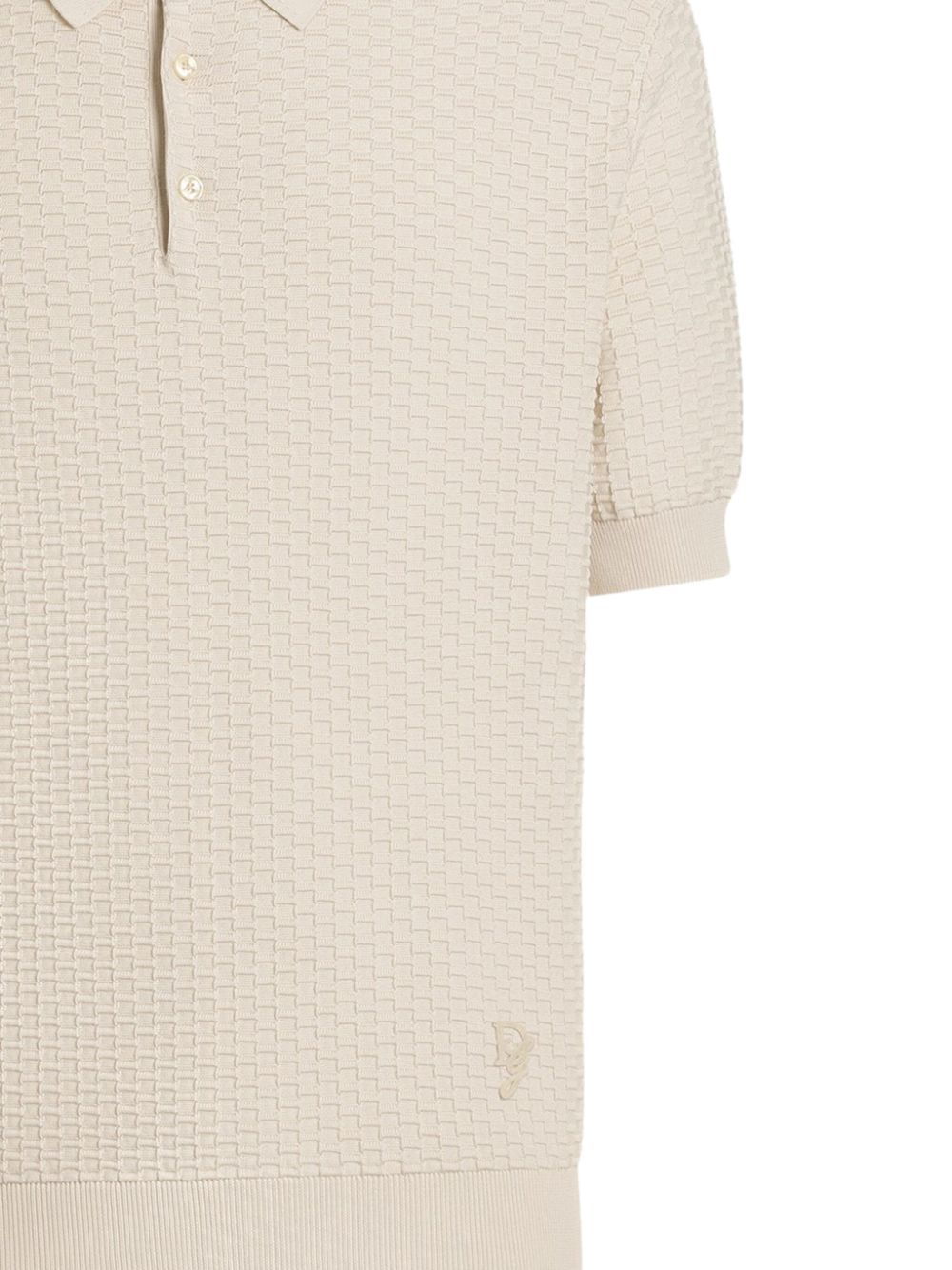 Dolce & Gabbana Gebreid poloshirt - Beige