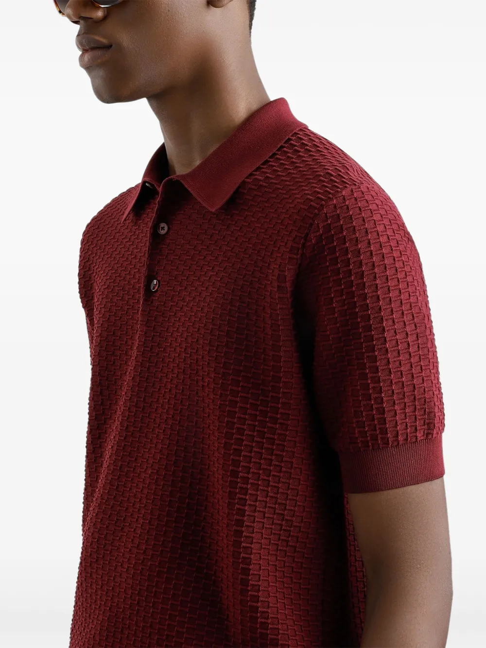 Dolce & Gabbana Gebreid poloshirt Rood