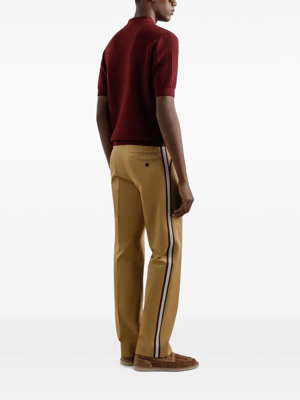 Dolce & Gabbana Gebreid poloshirt Rood