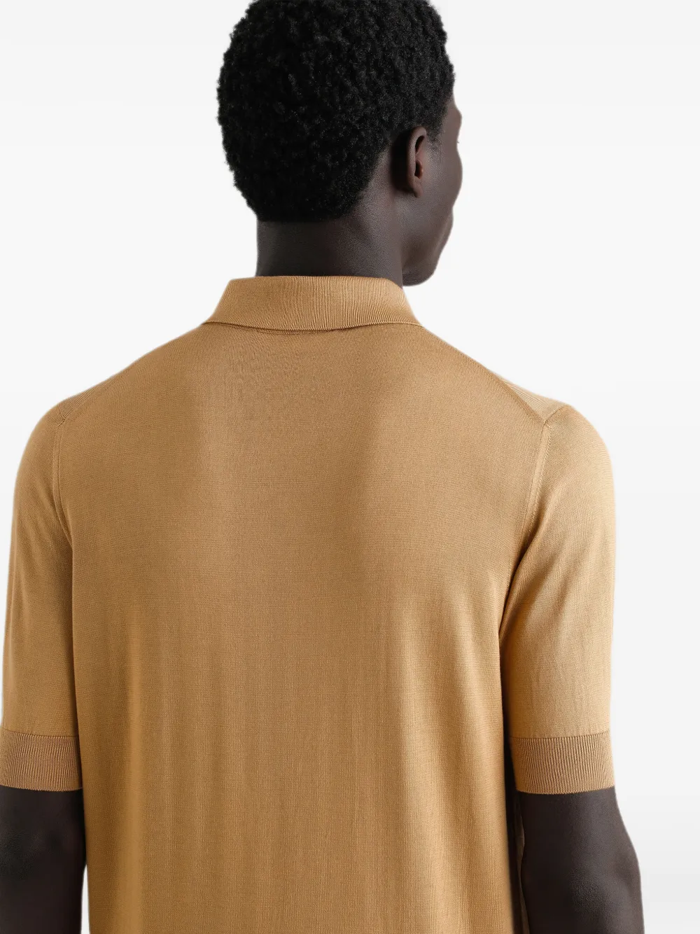 Dolce & Gabbana Poloshirt met geborduurd logo Beige