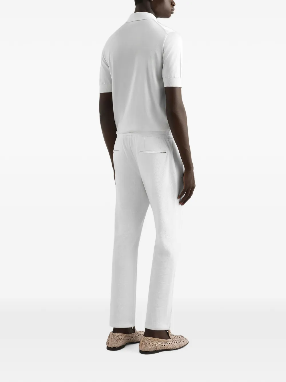 Dolce & Gabbana Poloshirt met geborduurd logo Wit