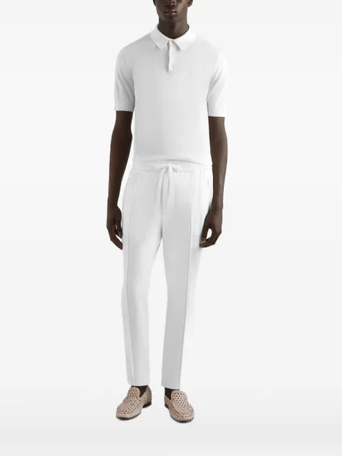 Dolce & Gabbana logo-embroidered polo shirt