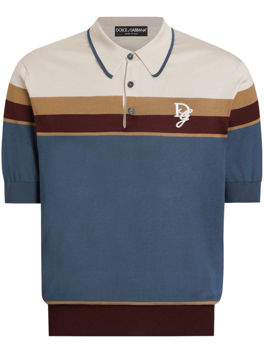 striped polo shirt