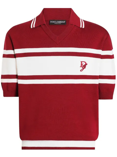 Dolce & Gabbana playera con motivo de rayas