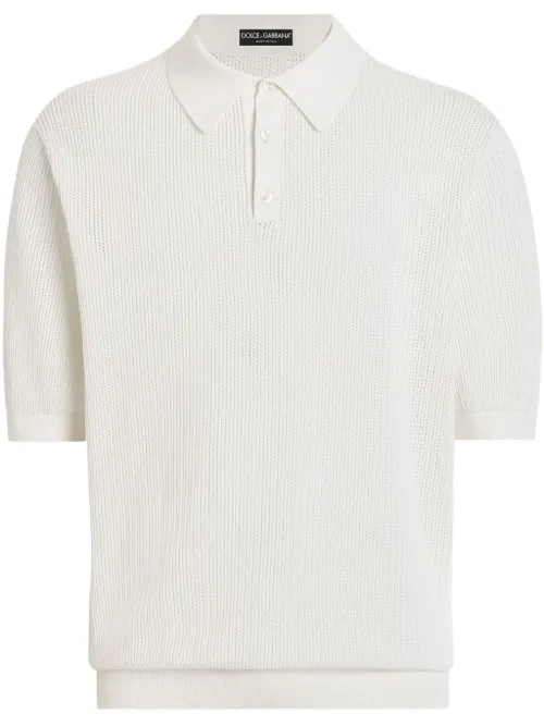 Polo en maille - Dolce & Gabbana - Modalova