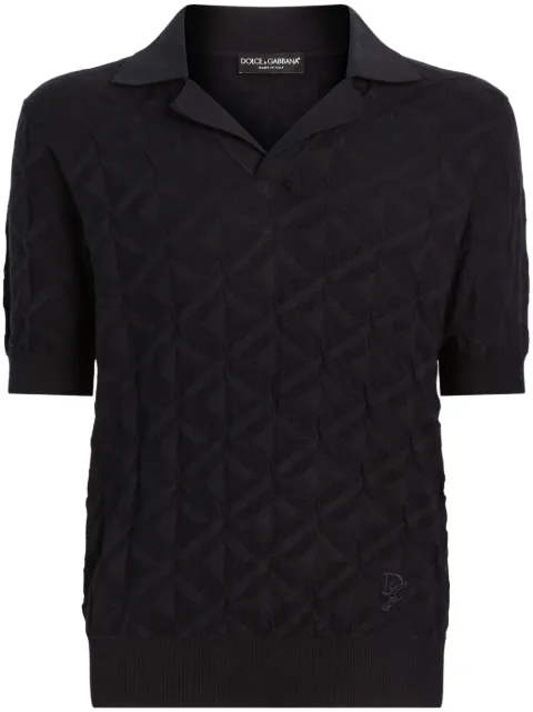 Dolce & Gabbana knitted polo shirt