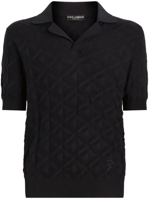 Polo en maille - Dolce & Gabbana - Modalova
