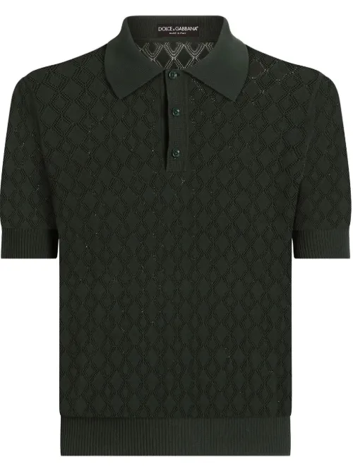 Polo en maille - Dolce & Gabbana - Modalova