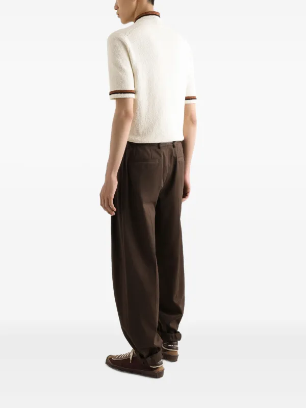 Dolce & Gabbana ジップ ポロシャツ | ホワイト | FARFETCH JP