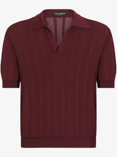 Dolce & Gabbana knitted polo shirt
