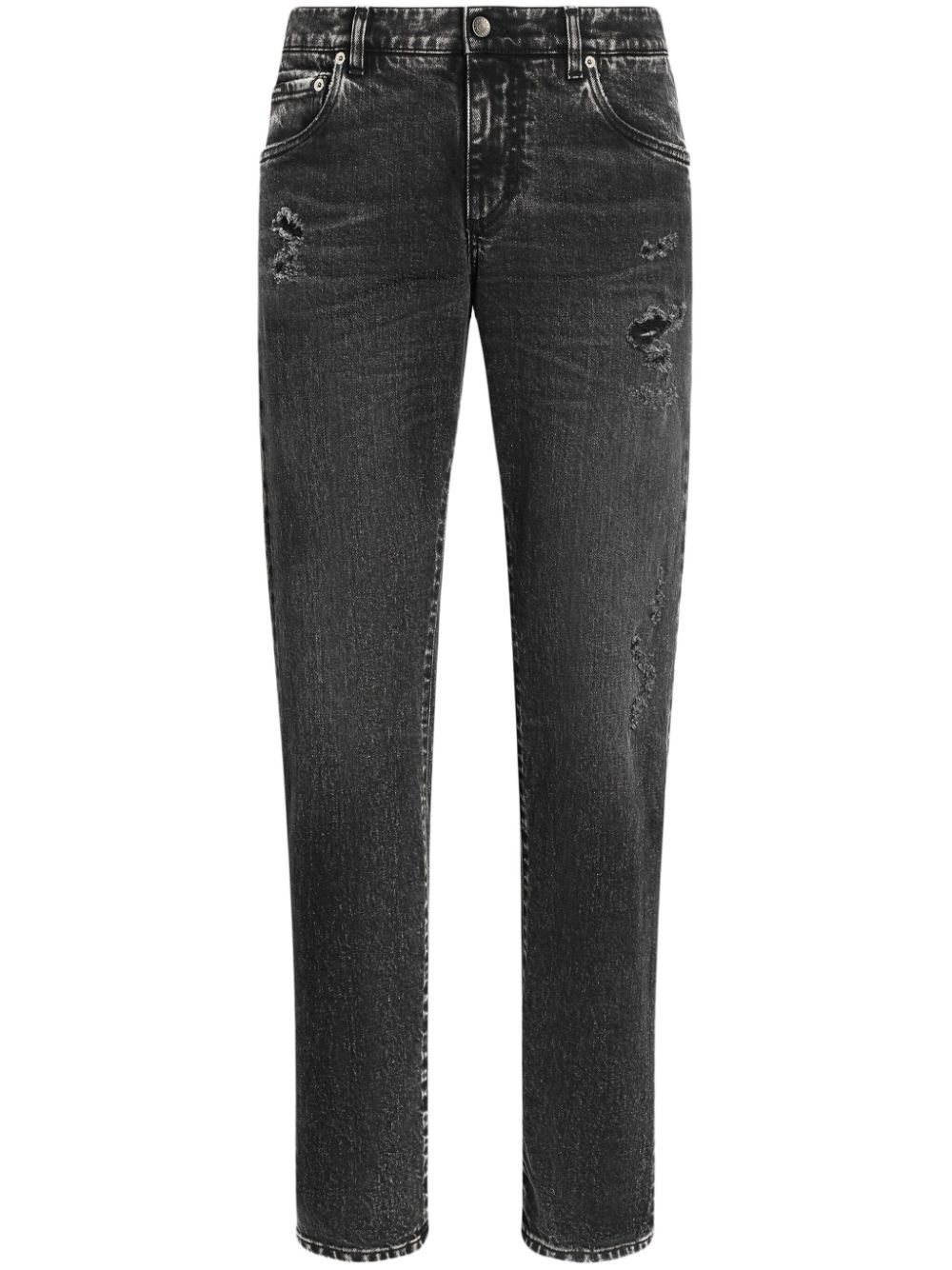 Dolce & Gabbana distressed-effect jeans - Black