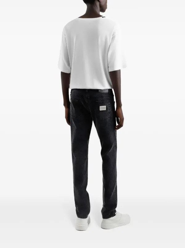 Dolce & Gabbana タグ スキニージーンズ | ブラック | FARFETCH JP
