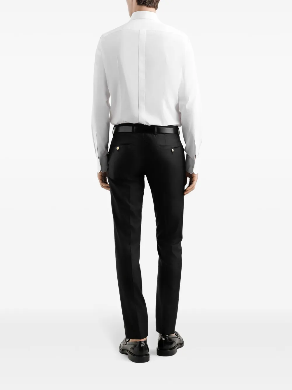 Dolce & Gabbana Broek met geborduurd logo Zwart