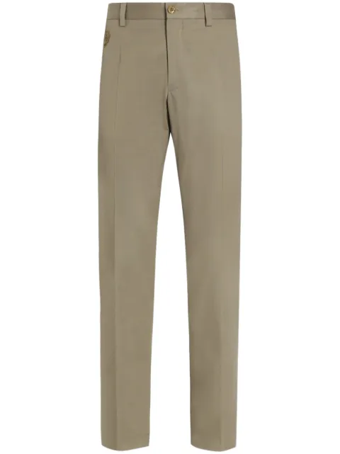 Dolce & Gabbana logo-embroidered trousers