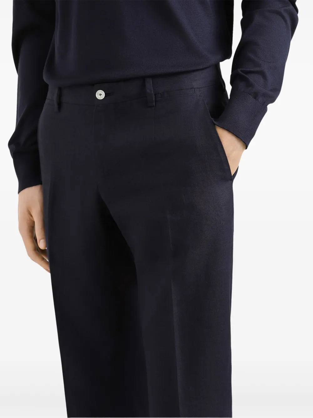 Dolce & Gabbana Wollen pantalon Blauw
