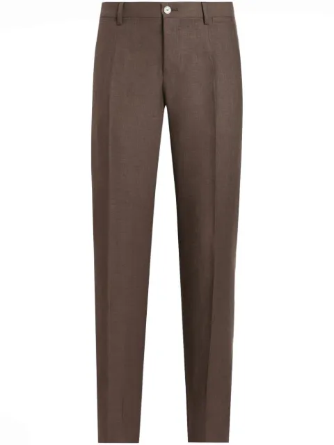 Dolce & Gabbana pressed-crease trousers