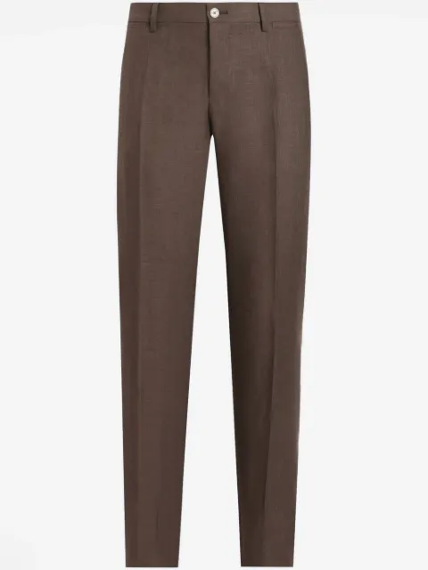 Dolce & Gabbana pressed-crease trousers
