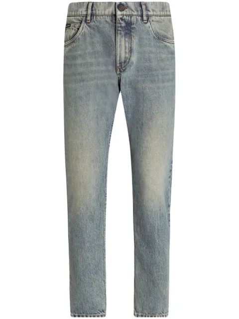 Dolce & Gabbana jeans rectos con efecto lavado