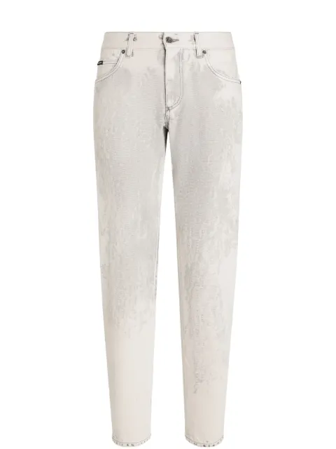 Dolce & Gabbana jeans con efecto lavado